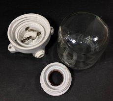 画像3: 1940-50's German Glass＆Porcelain Wall “MINI” Light (3)