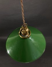 画像2: 1940-50's Germany "Enamel Shade" Pendant Lamp (2)