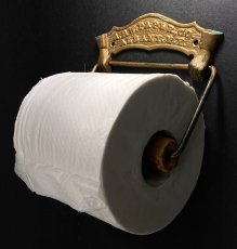 画像2: 1884 N.Y.【A.P.W PAPER CO. N.Y.】Cast Iron Toilet Paper Holder (2)