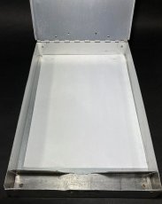 画像7: 1970-80's  "Machine Age" Aluminum Riveted BINDER + Storage Box (7)