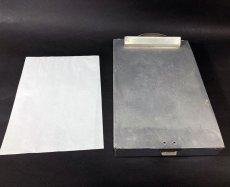 画像5: 1970-80's  "Machine Age" Aluminum Riveted BINDER + Storage Box (5)