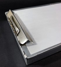 画像3: 1970-80's  "Machine Age" Aluminum Riveted BINDER + Storage Box (3)