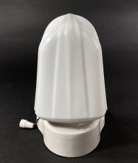 画像5: 1930-40's Art Deco Porcelain Bathroom Lamp (5)