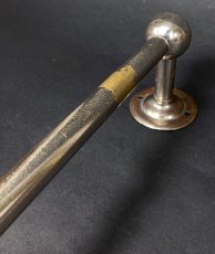 画像5: 1920-30's "Nickeled Brass" Long Towel Bar (5)