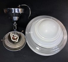 画像6:  1940-50's "DINNER" Ceiling Light  (6)