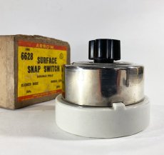 画像5: “特大” 1930-40's【ARROW】Porcelain Rotary Switch  【Dead Stock】 (5)