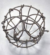 画像2: 1930's Steel Wire Bulb Cover (2)