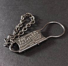 画像1: PAT.1908 "Travelers Insurance Co." Advertising Key Ring (1)