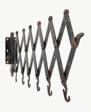 画像4: 1920-30's Steel Garment Hanger Rack (4)