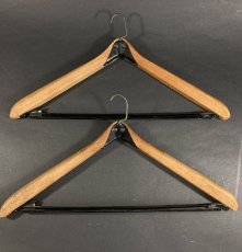 画像2: 1910-20's Wood & Steel Hanger  【2本セット】 (2)