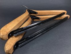 画像5: 1910-20's Wood & Steel Hanger  【2本セット】 (5)