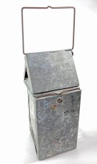 画像6: 1910-20's "Galvanized Steel" Folding Candle Lantern (6)