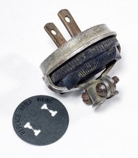 画像1: 1930-40's   【ARROW】"Steel×Bakelite" Electric Plug (1)