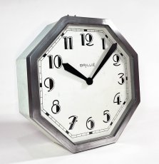 画像1: 1930's ☆BRILLIE☆  French Octagon Wall Clock (1)