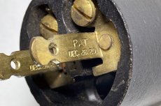 画像5: 1920's【HUBBELL】  “2-way” Black Electric Plug (5)