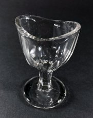 画像1: 1910-30's “Eye Wash” Glass Cup (1)