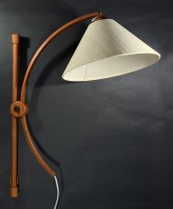 画像2: 1960-70's【DOMUS】German “Adjustable” Teak Wall Light (2)