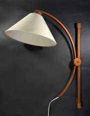 画像1: 1960-70's【DOMUS】German “Adjustable” Teak Wall Light (1)