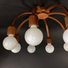 画像6: 1960-70's【DOMUS】German Wood Chandelier (6)