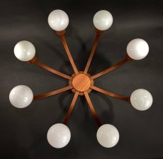 画像4: 1960-70's【DOMUS】German Wood Chandelier (4)