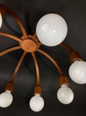 画像5: 1960-70's【DOMUS】German Wood Chandelier (5)