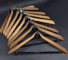 画像3: 1910-20's　 ☆Grand Rapids Showcase Co.☆　 Wood & Steel Hanger  【8本セット】 (3)