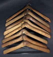 画像17: 1910-20's　 ☆Grand Rapids Showcase Co.☆　 Wood & Steel Hanger  【8本セット】 (17)