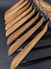 画像10: 1910-20's　 ☆Grand Rapids Showcase Co.☆　 Wood & Steel Hanger  【8本セット】 (10)