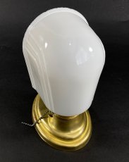 画像5: 1920-30's Art Deco "Brass" Bathroom Lamp  (5)