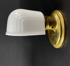 画像4: 1920-30's Art Deco "Brass" Bathroom Lamp  (4)