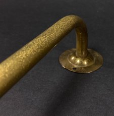 画像3: 1910-20's "Shabby" Solid Brass Towel Bar (3)