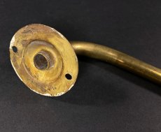 画像6: 1910-20's "Shabby" Solid Brass Towel Bar (6)