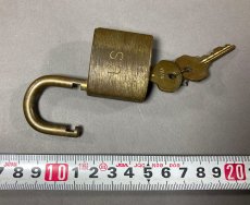 画像3: Brass Padlock (3)