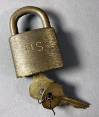 画像1: Brass Padlock (1)