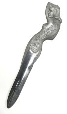 画像1: 1920-40's "Art Deco Nude Lady" Aluminum Letter Opener (1)