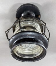 画像5: 1930-40's "Caged" Solid Copper Porch Lamp  (5)