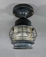 画像3: 1930-40's "Caged" Solid Copper Porch Lamp  (3)