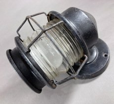 画像4: 1930's "Shabby" Caged Porch Lamp (4)