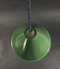 画像2: 1940-50's "Enamel Shade" Pendant Lamp (2)