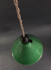 画像2: 1940-50's "Enamel Shade" Pendant Lamp (2)