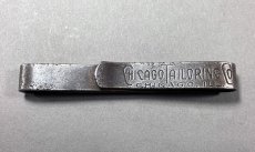 画像3: 1900-20's  【CHICAGO TAILORING CO.】 Steel "BELT CLIP" (3)