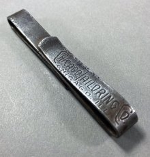 画像1: 1900-20's  【CHICAGO TAILORING CO.】 Steel "BELT CLIP" (1)