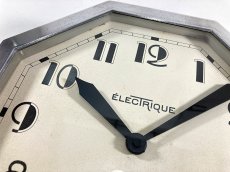 画像10: 1930's French ☆BRILLIE☆ Octagon Wall Clock  【BLACK & SILVER】 (10)