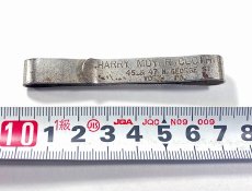 画像5: 1900-30's  【HARRY MOYER,CLOTHIER】 Steel "BELT CLIP" (5)