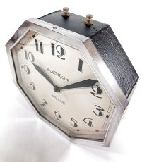 画像5: 1930's French ☆BRILLIE☆ Octagon Wall Clock  【BLACK & SILVER】 (5)