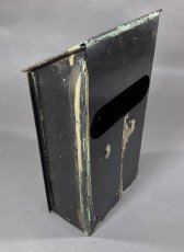画像8: 【CORBIN LOCK CO.】 1920-30's Brass Wall Mount Mail Box with Thermometer (8)