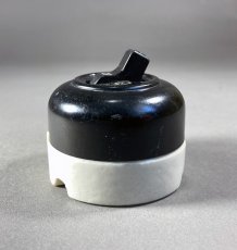 画像4: 1930's "BLACK×WHITE" Switch  【Dead-Stock】 (4)