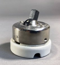 画像3: 1920-30's   【STD.ELEC.MFG.CO.】  Nickel Plated Wall Toggle Switch  【Dead-Stock】 (3)