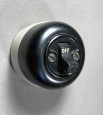 画像1: 1930's "BLACK×WHITE" Switch  【Dead-Stock】 (1)