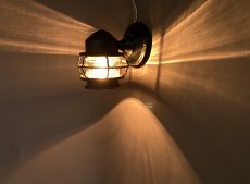 画像3: 1930's "Shabby" Caged Porch Lamp (3)